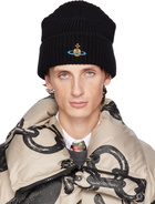 Vivienne Westwood Black Sporty Beanie
