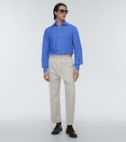 Kiton - Long-sleeve linen shirt