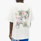 Represent Men's Floral R T-Shirt in White