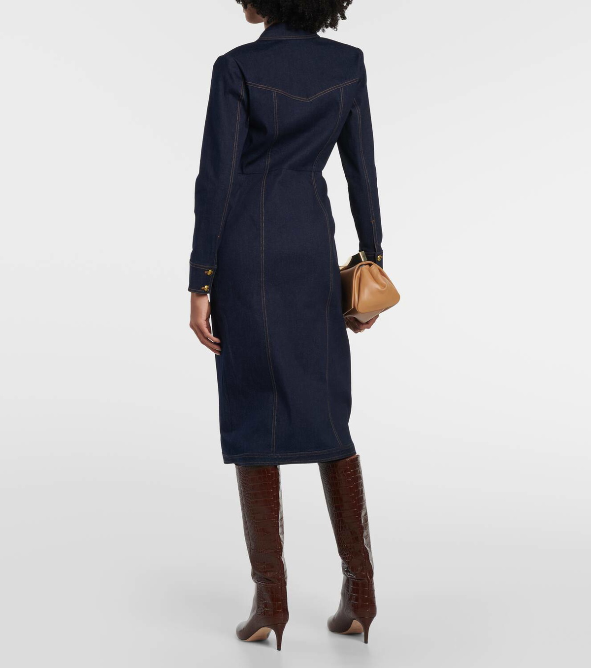 Veronica Beard Arlington denim wrap dress Veronica Beard
