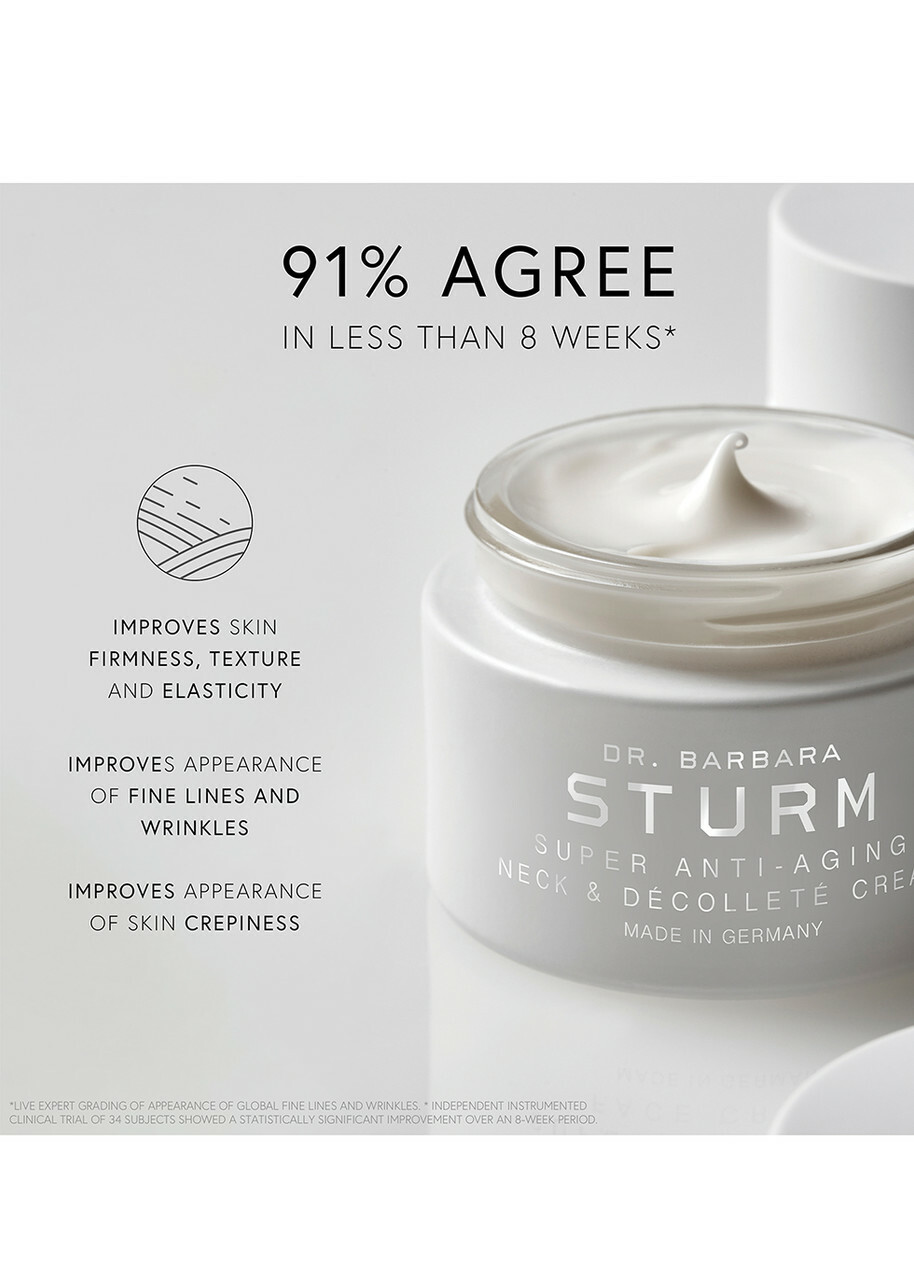 DR Barbara Sturm Neck And Decollete Cream 50ml, Moisturiser, Floral