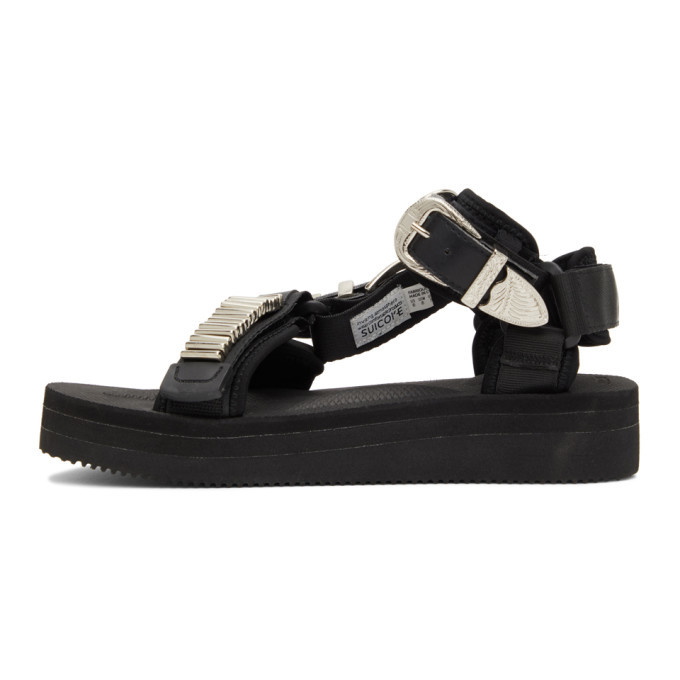 Toga Black Suicoke Edition Depa-SP Sandals