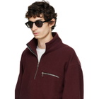Garrett Leight Black McNally Sunglasses