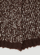 Tufted Scarf in Brown