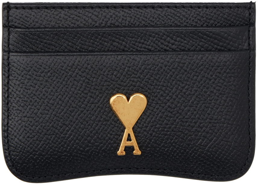 AMI Paris Black Paris Paris Card Holder