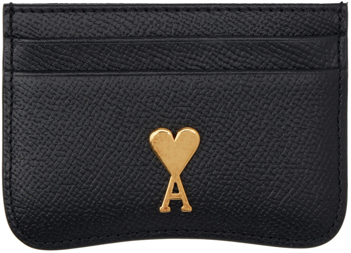 Photo: AMI Paris Black Paris Paris Card Holder