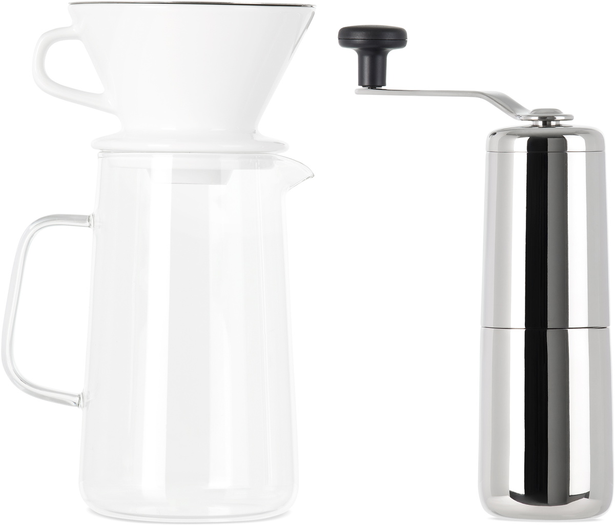 Alessi 'Slow Coffee' Grinder & Pour-Over Coffee Set
