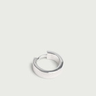 END. Signet Hoop in Silver