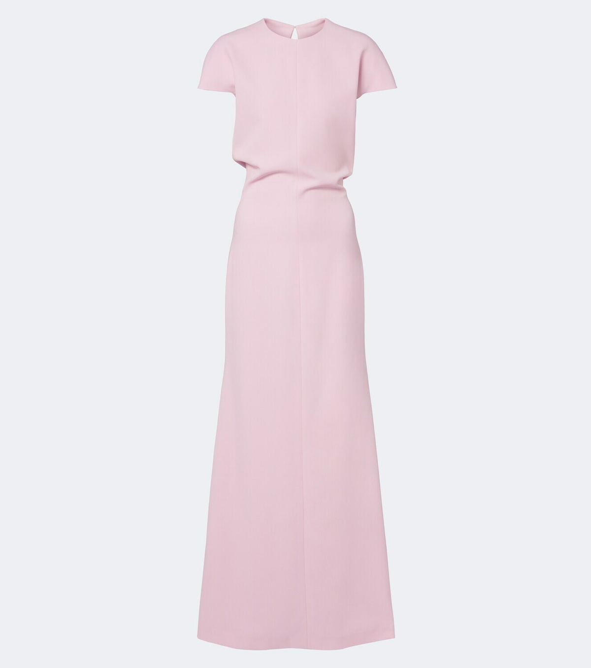 Jil Sander Open-back virgin wool gown