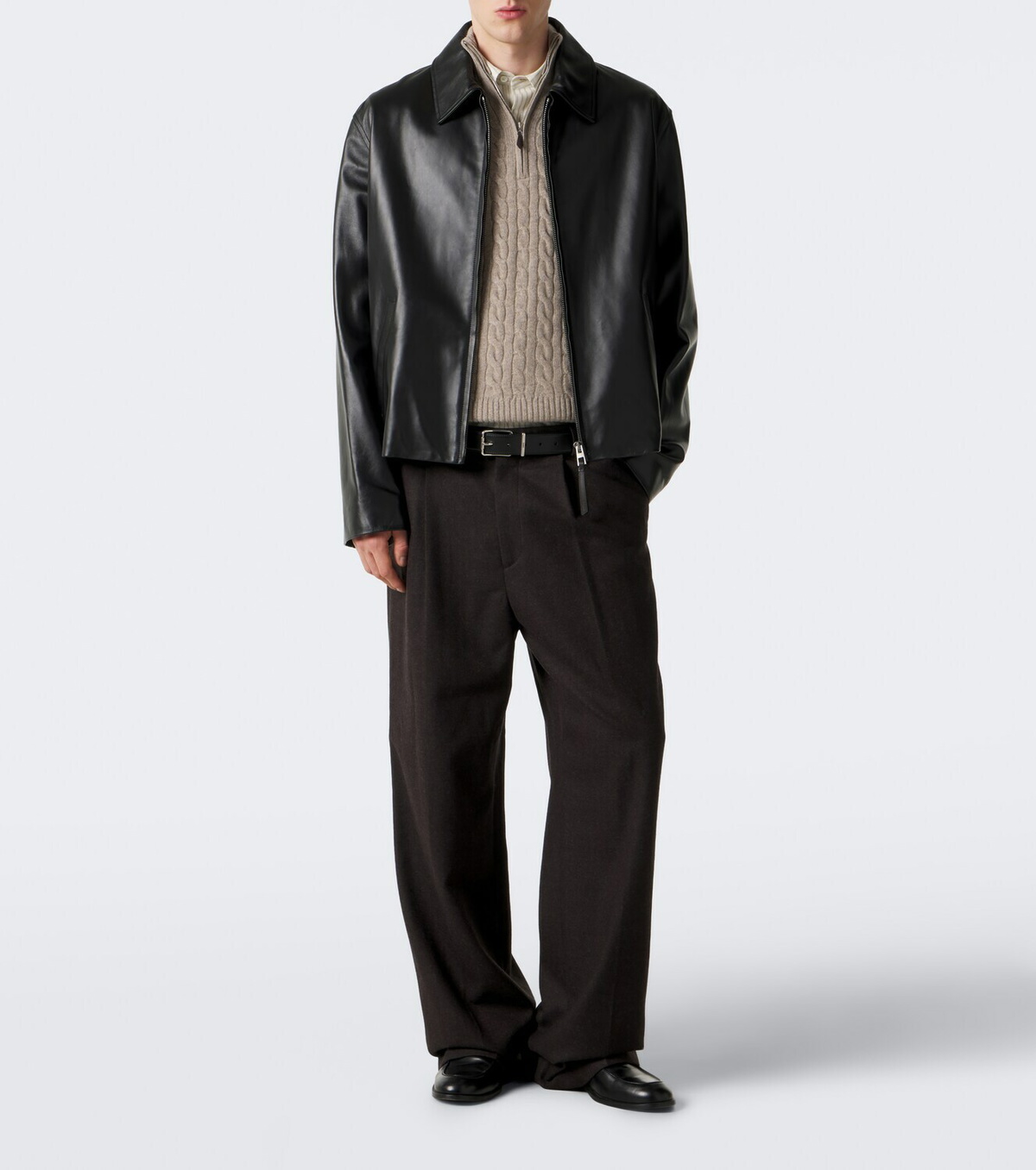 Arch4 Thames cable-knit cashmere sweater