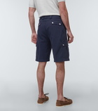 Brunello Cucinelli Cotton gabardine cargo shorts