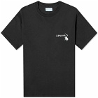 3.Paradis Men's x Edgar Plans Chalkboard T-Shirt in Black