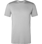 Reigning Champ - Performance Mesh-Panelled Mélange Jersey T-Shirt - Gray