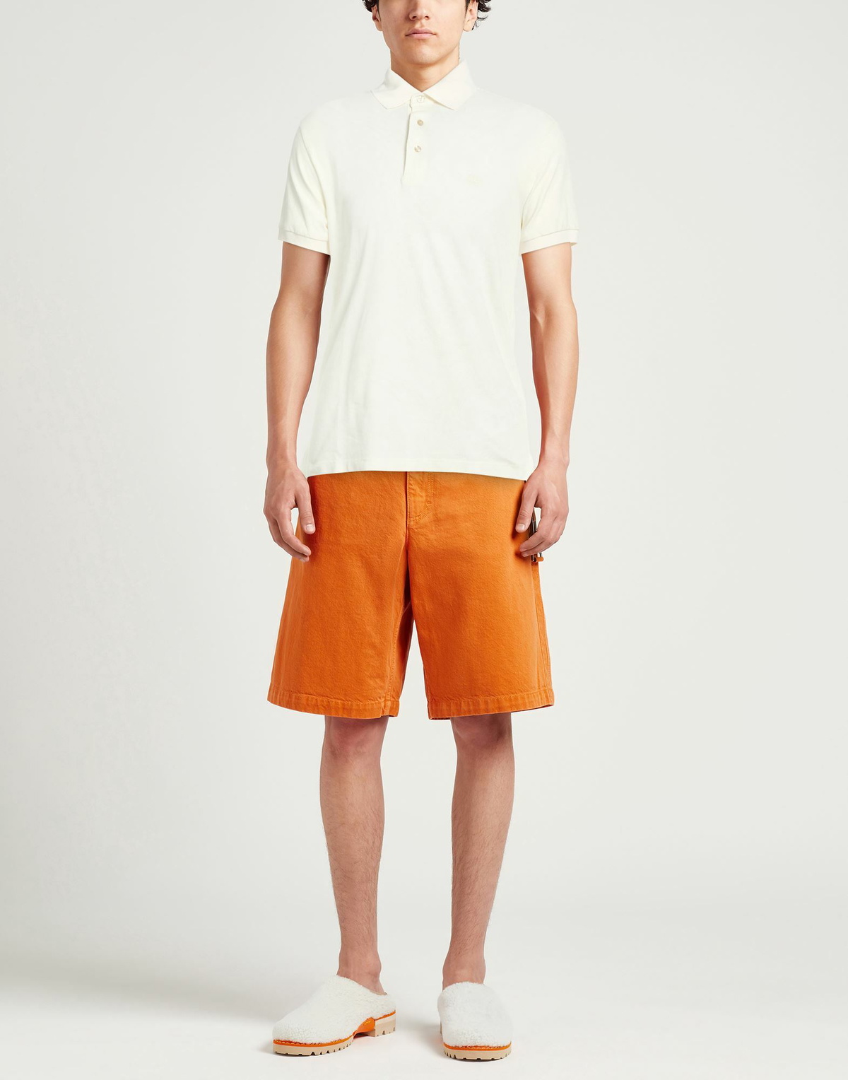 Etro Mens Polo shirt Ivory