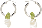 Santangelo SSENSE Exclusive Silver 'The Saint Earring' Earrings