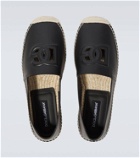 Dolce&Gabbana DG leather espadrilles
