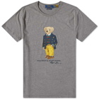 Polo Ralph Lauren Men's Preppy Bear T-Shirt in Classic Grey Heather