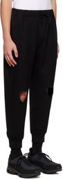 Simone Rocha SSENSE Exclusive Black Drawstring Lounge Pants