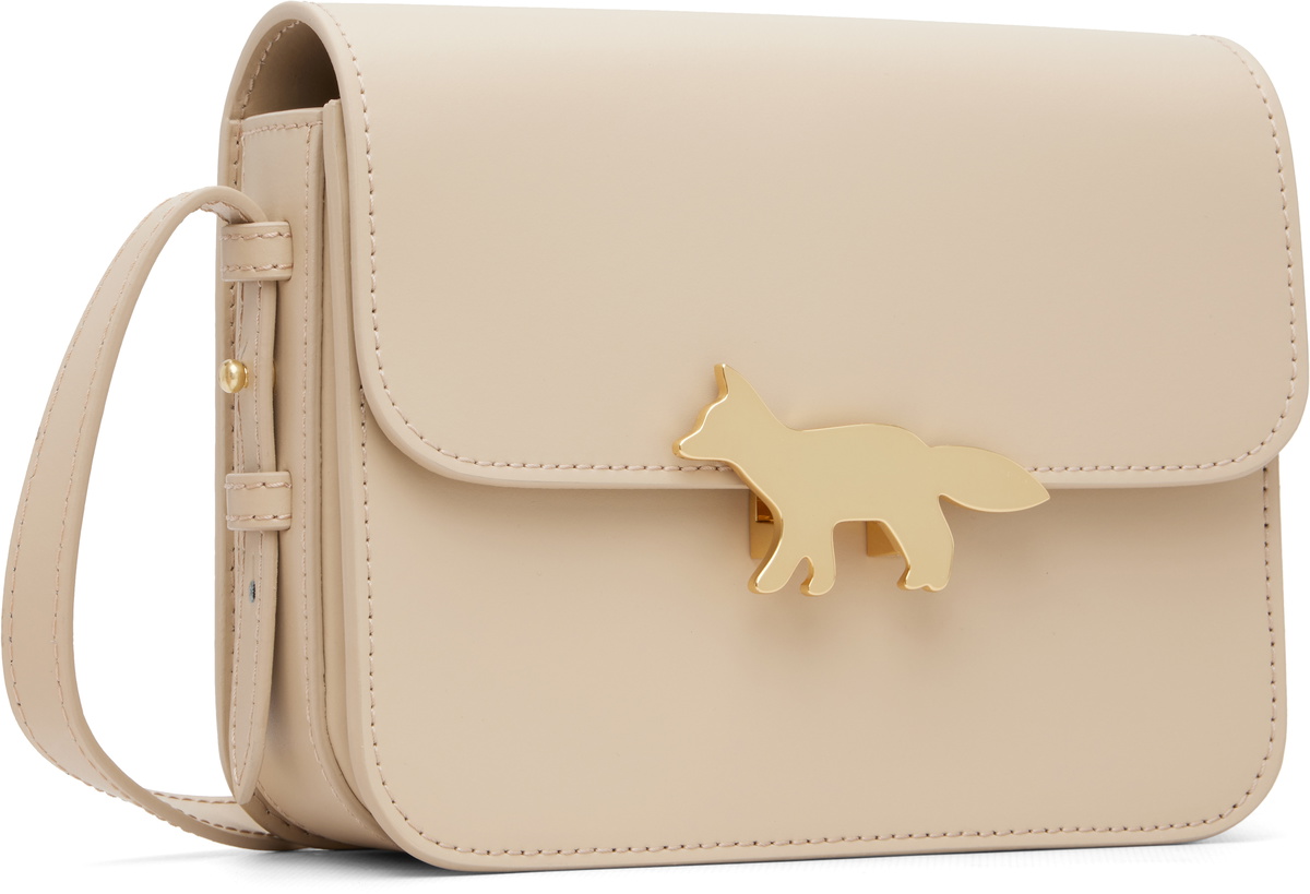 Maison Kitsuné Beige Edie Bag