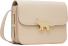 Maison Kitsuné Beige Edie Bag