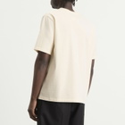 MM6 Maison Margiela Men's Spray Graphic T-Shirt in Cream