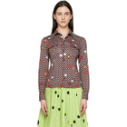 MM6 Maison Margiela Black & Beige Jersey Shirt