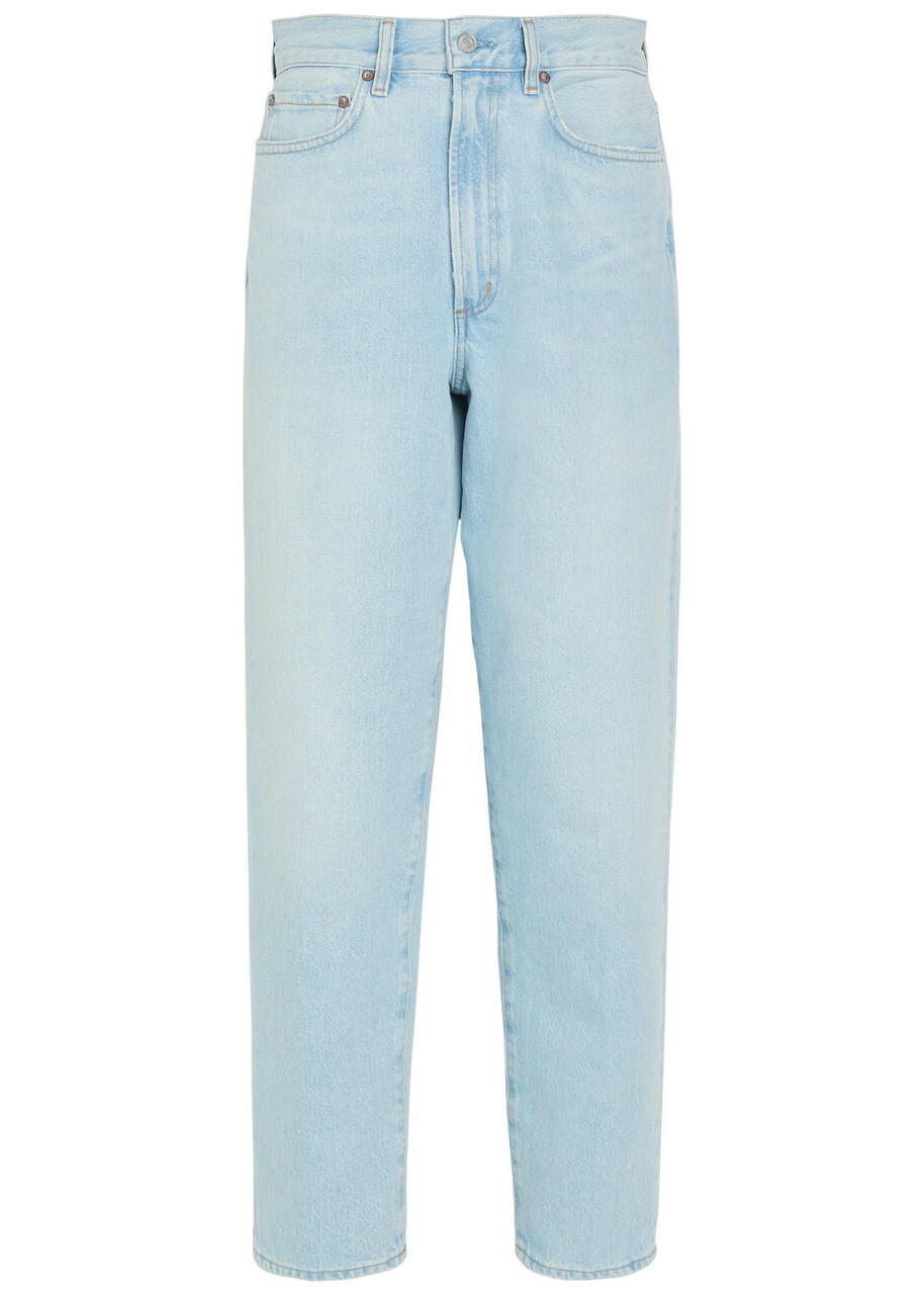 Agolde x Maria Mcmanus 80s Tapered-leg Jeans Light Blue