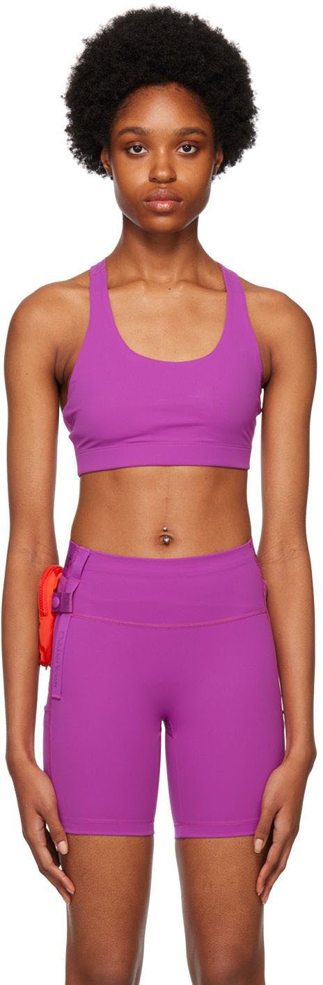Outdoor Voices Pink Longline Sports Bra Outdoor Voices