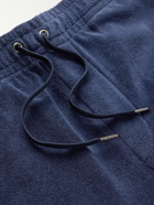 Polo Ralph Lauren - Straight-Leg Cotton-Blend Terry Drawstring Shorts - Blue