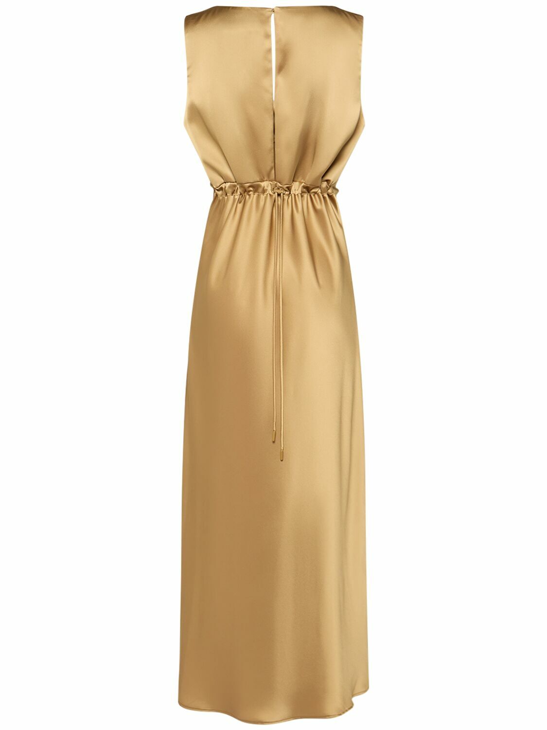 MAX MARA Lazio Satin Long Dress Max Mara