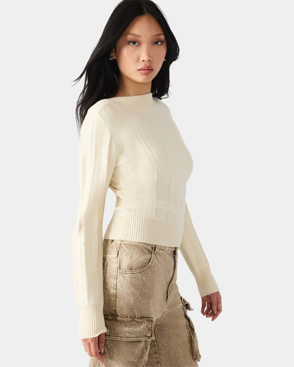 Steve Madden Serra Sweater in White