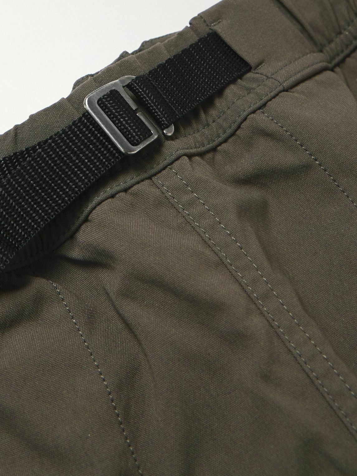 ARKET - Edwin Straight-Leg Belted Canvas Shorts - Green