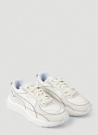 Wild Rider Embroidered Sneakers in Cream
