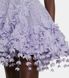 Zimmermann - High Tide Lace Flip appliqué miniskirt