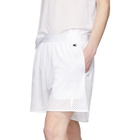 Rick Owens White Champion Edition Mesh Basketball Shorts