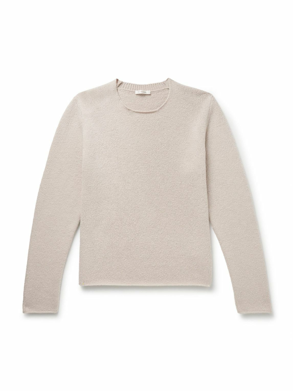 トップス THE ROW Daniel Roll Neck Heather Grey L THE ROW Daniel Roll Neck Heather Grey L