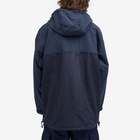 Comme des Garçons Homme Men's Herringbone Stripe Smock in Navy/Grey/Black