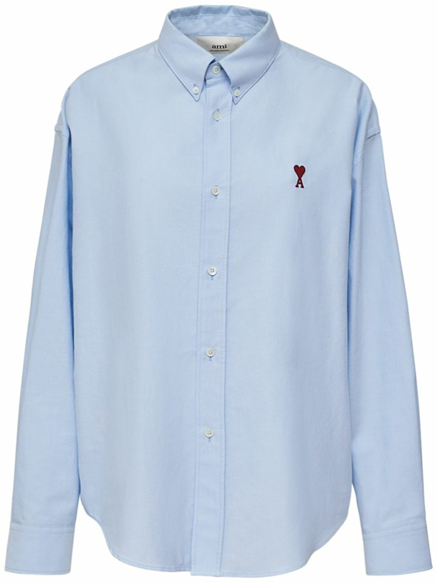 Photo: AMI PARIS - Boxy Cotton Oxford Shirt