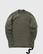 Rick Owens Drkshdw Knit T Shirt   Hustler T Green - Mens - Longsleeves