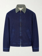 Aimé Leon Dore - Corduroy-Trimmed Denim Jacket - Blue