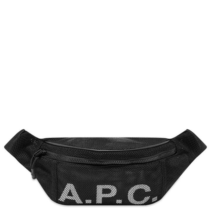 Photo: A.P.C. Mesh Logo Waist Bag
