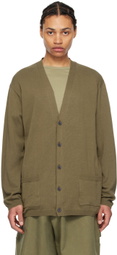 Y's For Men Khaki Button Cardigan