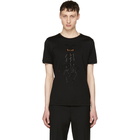 Fendi Black Crystal-Embellished Super Bugs T-Shirt