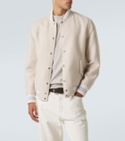 Eleventy Wool and cashmere varsity jacket