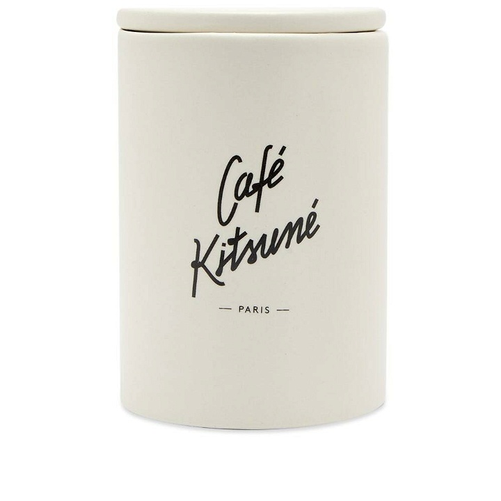 Photo: Maison Kitsuné Men's Cafe Kitsune Ceramic Pot 860Ml in Latte