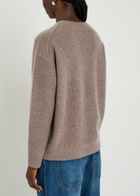 Vince Boiled Cashmere Jumper Beige
