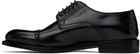 Ferragamo Black Toe Cap Derbys