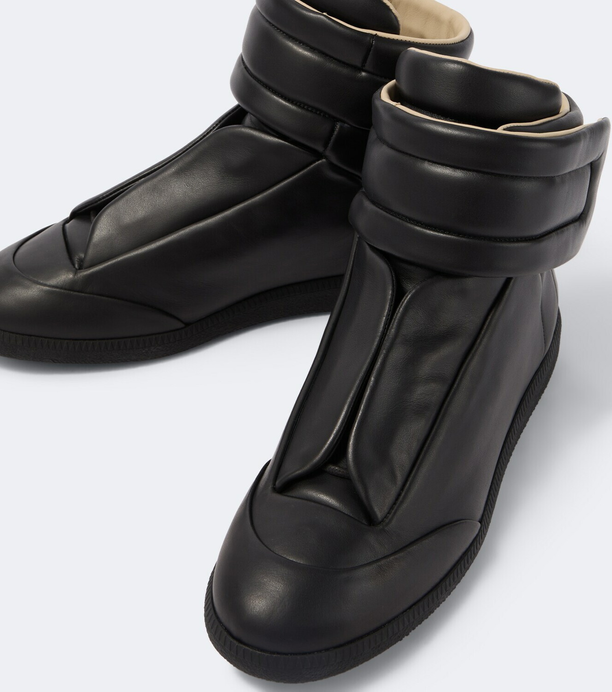 Maison Margiela Future leather high-top sneakers