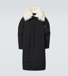 Jil Sander Faux fur-trimmed down jacket