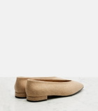 Loro Piana Rebecca herringbone ballet flats